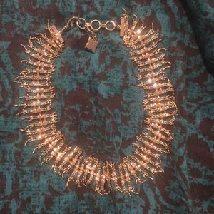 BCBG gold choker necklace